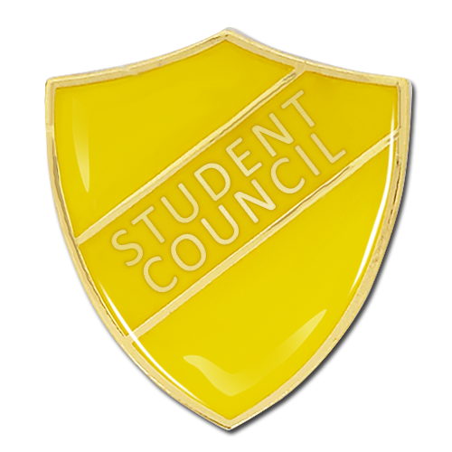 Student Council Shield Badge by School Badges UK