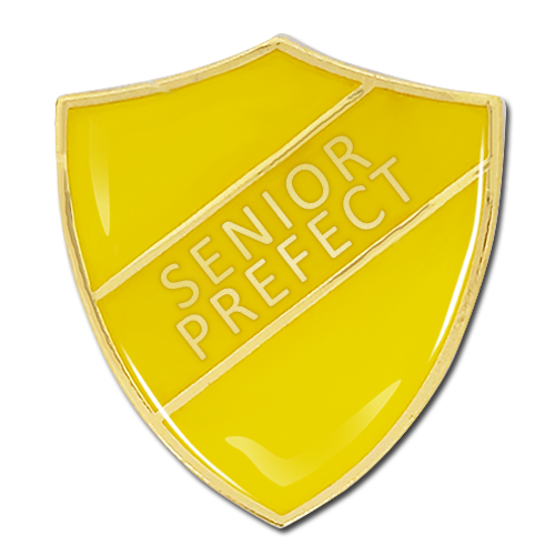 Senior Prefect Shield Badge by School Badges UK
