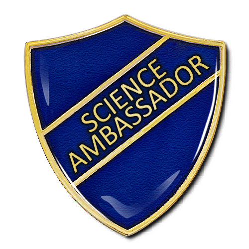 Science Ambassador Shield Badge by School Badges UK