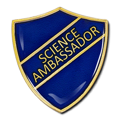 Science Ambassador Shield Badge by School Badges UK