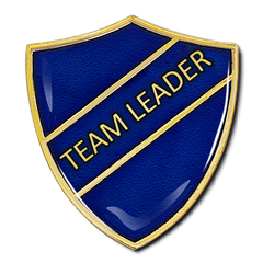 Team Leader Shield Badge