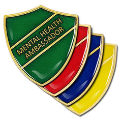 Mental Health Ambassador Shield Badge by School Badges UK