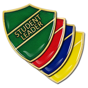 Student Leader Shield Badge by School Badges UK
