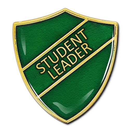 Student Leader Shield Badge by School Badges UK