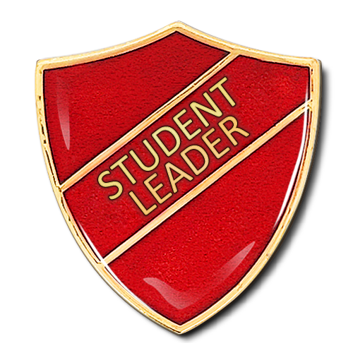 Student Leader Shield Badge by School Badges UK