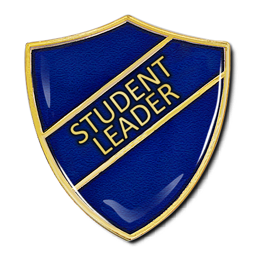 Student Leader Shield Badge by School Badges UK