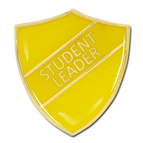 Student Leader Shield Badge by School Badges UK