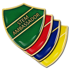 Stem Ambassador Shield Badge by School Badges UK