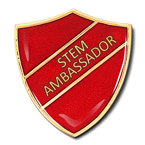 Stem Ambassador Shield Badge by School Badges UK