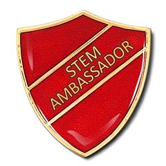 Stem Ambassador Shield Badge by School Badges UK