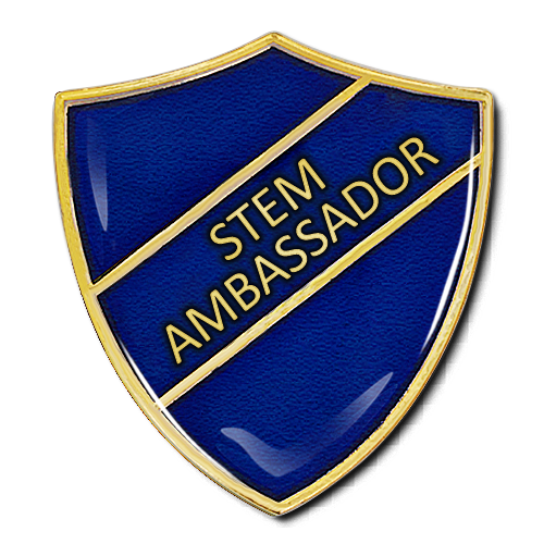 Stem Ambassador Shield Badge by School Badges UK