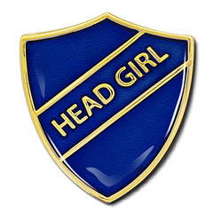 Head Girl Shield Badge by School Badges UK