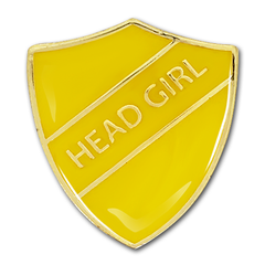 Head Girl Shield Badge by School Badges UK