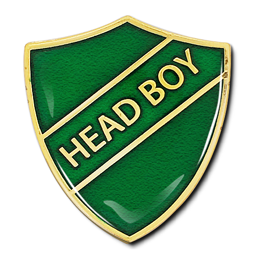 Head Boy Shield Badge by School Badges UK