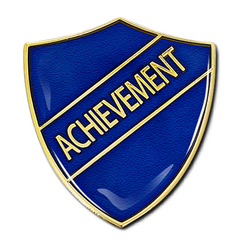 Achievement Shield Badge by School Badges UK