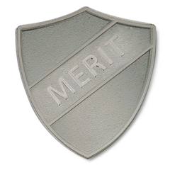 Merit Metal Shield Badge by School Badges UK