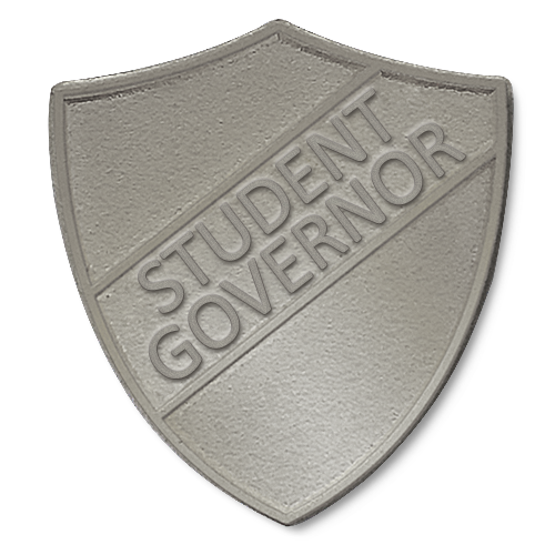 Student Governor Metal Shield Badge by School Badges UK