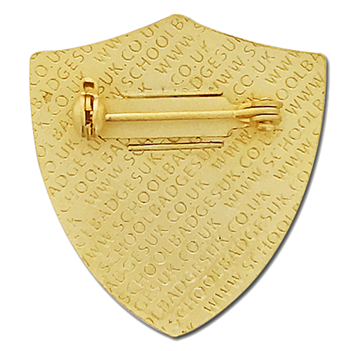 School Council Metal Shield Badge by School Badges UK