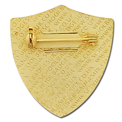 School Council Metal Shield Badge by School Badges UK