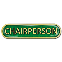 Chairperson Bar Badge by School Badges UK