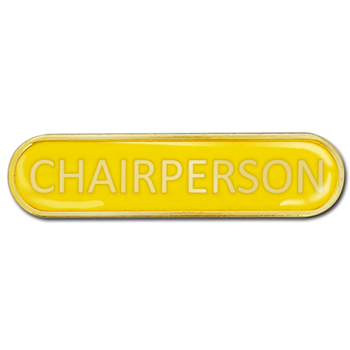 Chairperson Bar Badge by School Badges UK