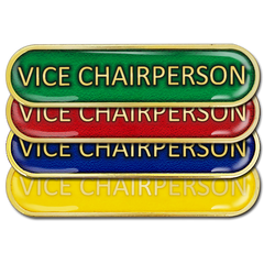 Vice Chairperson Bar Badge by School Badges UK