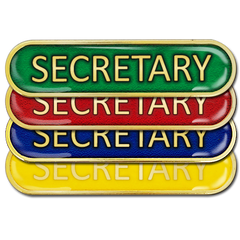 Secretary Bar Badge by School Badges UK