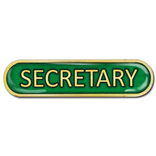 Secretary Bar Badge by School Badges UK
