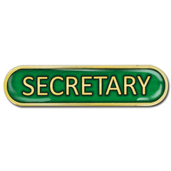 Secretary Bar Badge by School Badges UK