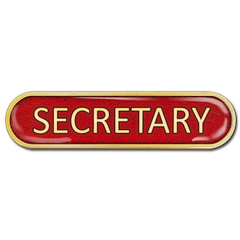 Secretary Bar Badge by School Badges UK