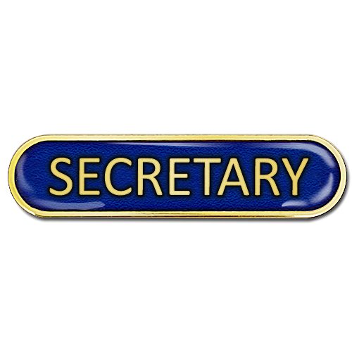 Secretary Bar Badge by School Badges UK