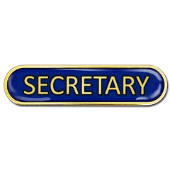 Secretary Bar Badge by School Badges UK