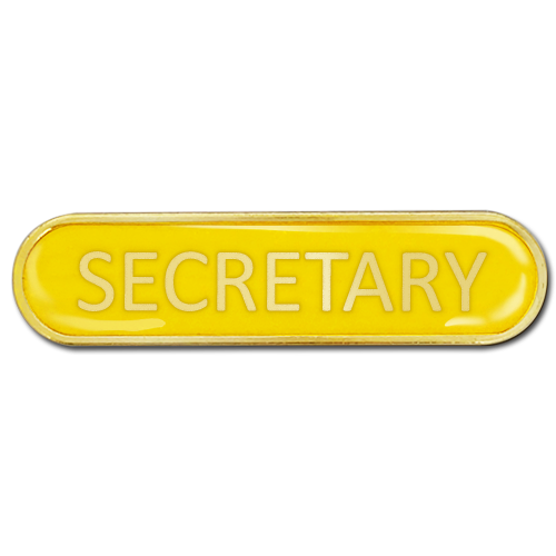 Secretary Bar Badge by School Badges UK