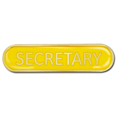Secretary Bar Badge by School Badges UK