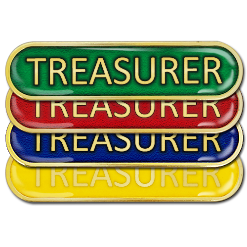 Treasurer Bar Badge by School Badges UK