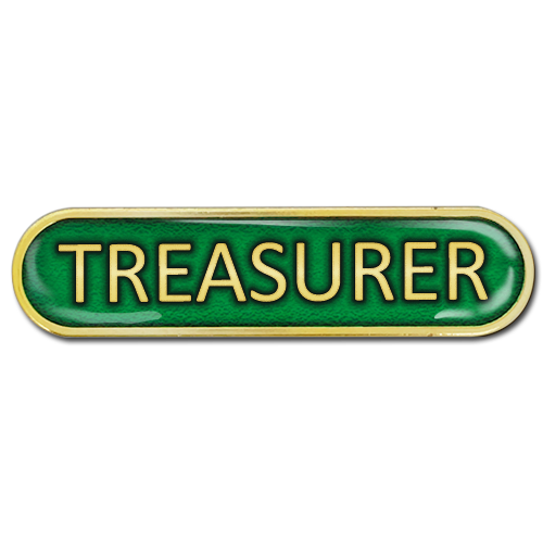 Treasurer Bar Badge by School Badges UK