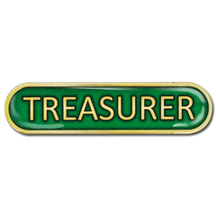 Treasurer Bar Badge by School Badges UK