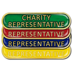 Charity Representative Bar Badge by School Badges UK