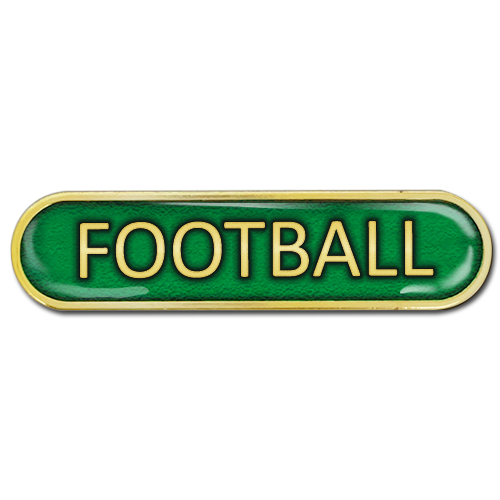 Football Bar Badge by School Badges UK