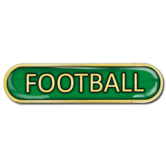 Football Bar Badge by School Badges UK