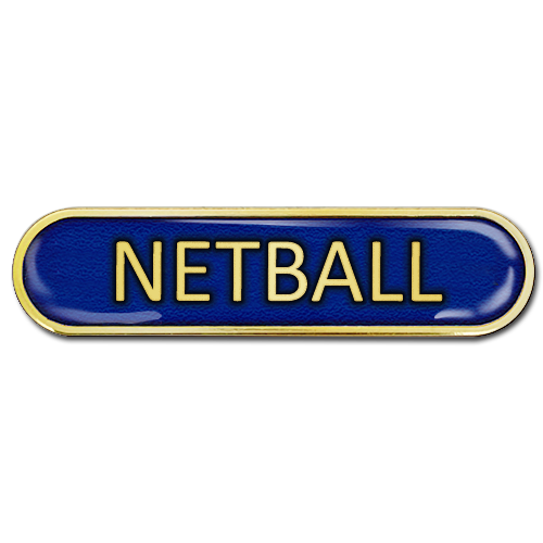 Netball Bar Badge by School Badges UK