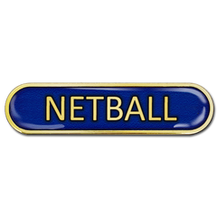 Netball Bar Badge by School Badges UK