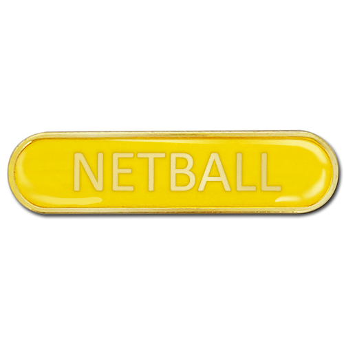 Netball Bar Badge by School Badges UK
