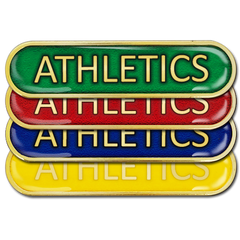 Athletics Bar Badge by School Badges UK