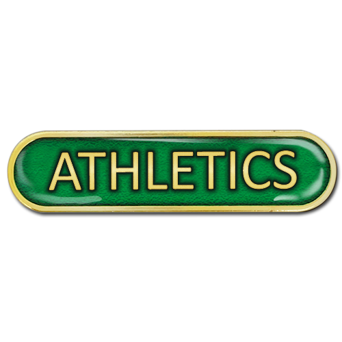 Athletics Bar Badge by School Badges UK