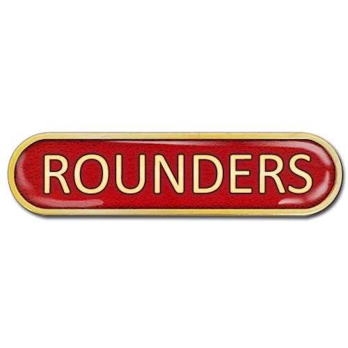 Rounders Bar Badge by School Badges UK