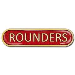 Rounders Bar Badge by School Badges UK