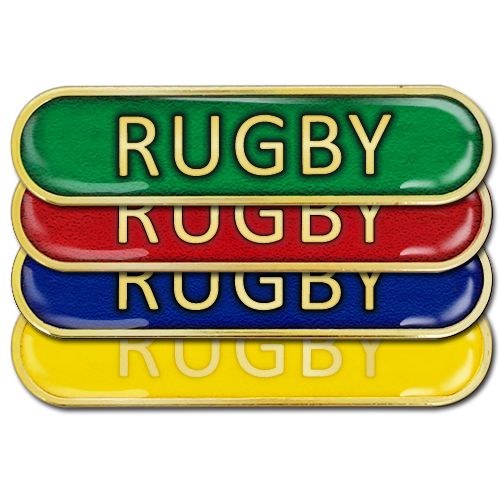 Rugby Bar Badge by School Badges UK