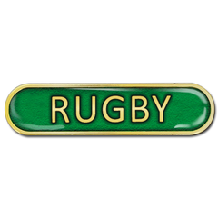 Rugby Bar Badge by School Badges UK