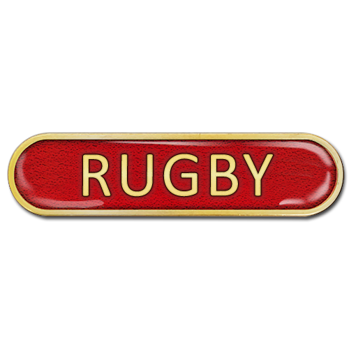 Rugby Bar Badge by School Badges UK